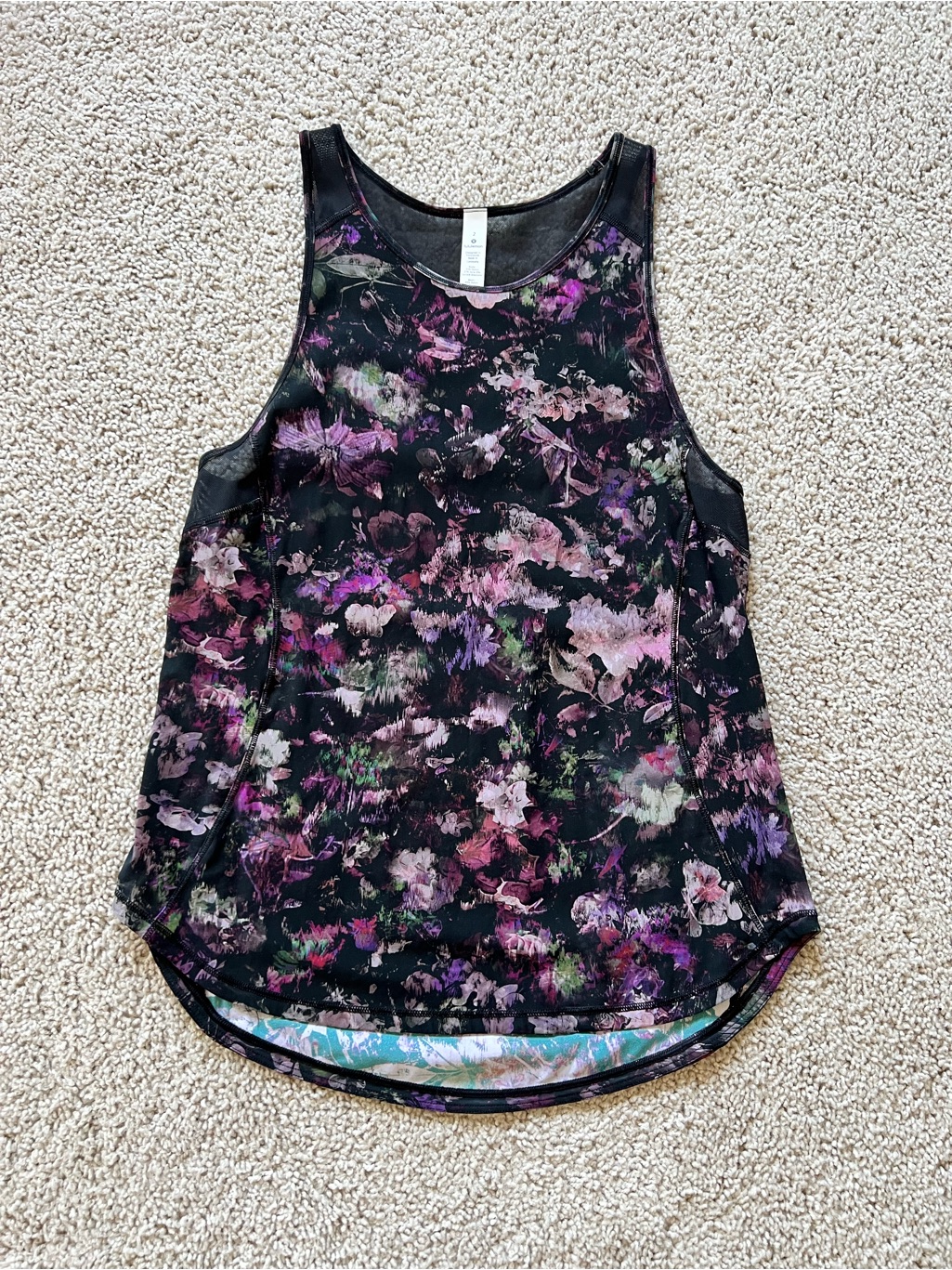 Lululemon Sculpt Tank Floral